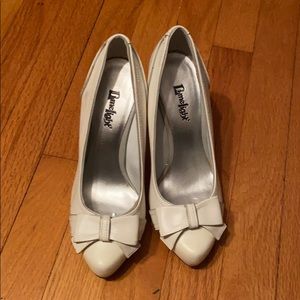 Limelight white heels